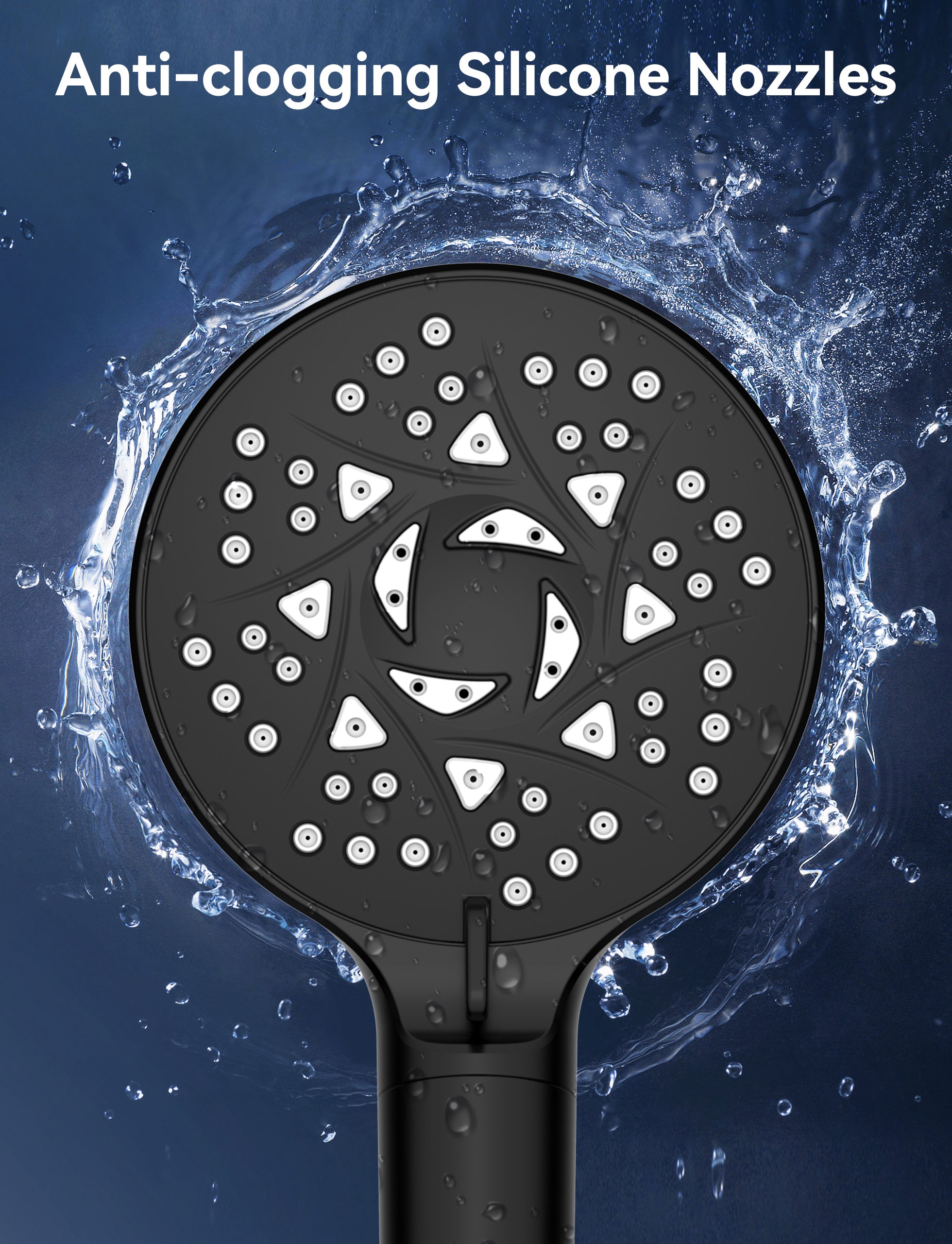 Magichome 18 Stage Filter Shower Head, High Pressure Shower Head and Hose 2m, 6 Spray Modes Universal Hard Water Softener Shower Head with Extra Replaceable Accessories